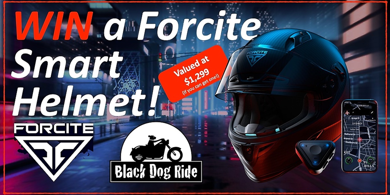 Banner image for WIN a Forcite Smart Helmet!