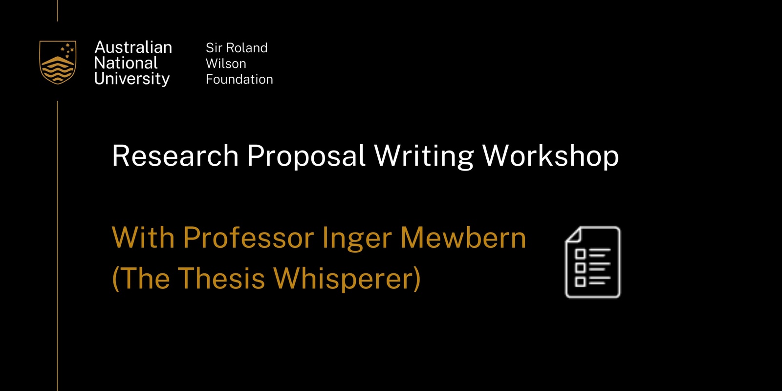 Banner image for Higher Degree Research Proposal Writing Workshop