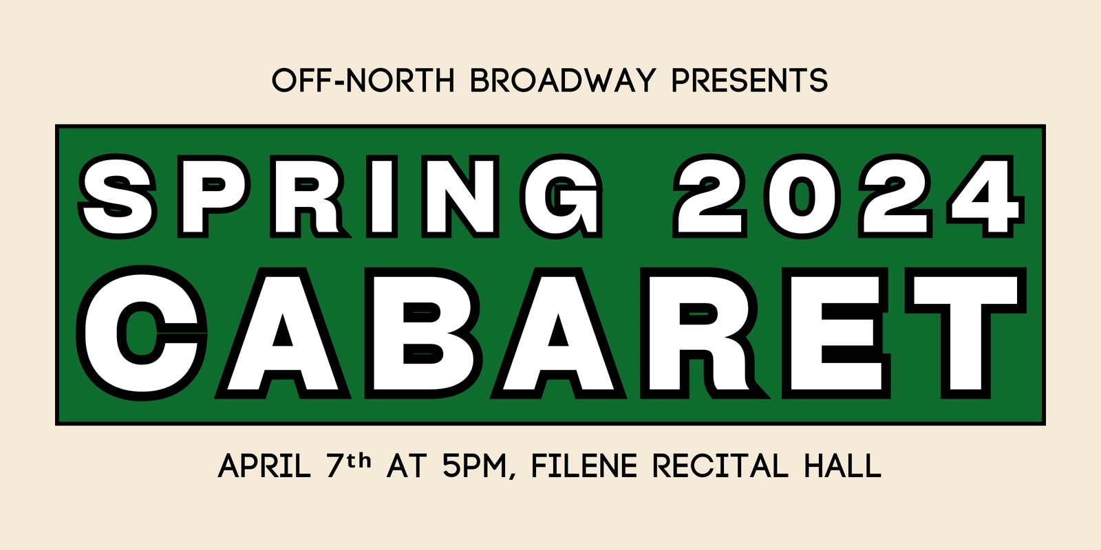 Banner image for Spring 2024 Cabaret