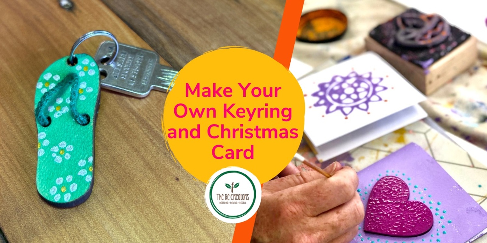 Banner image for Make your own Keyring and Christmas Cards, Ranui Library, Saturday 21 December, 10.30 am - 12.30 pm