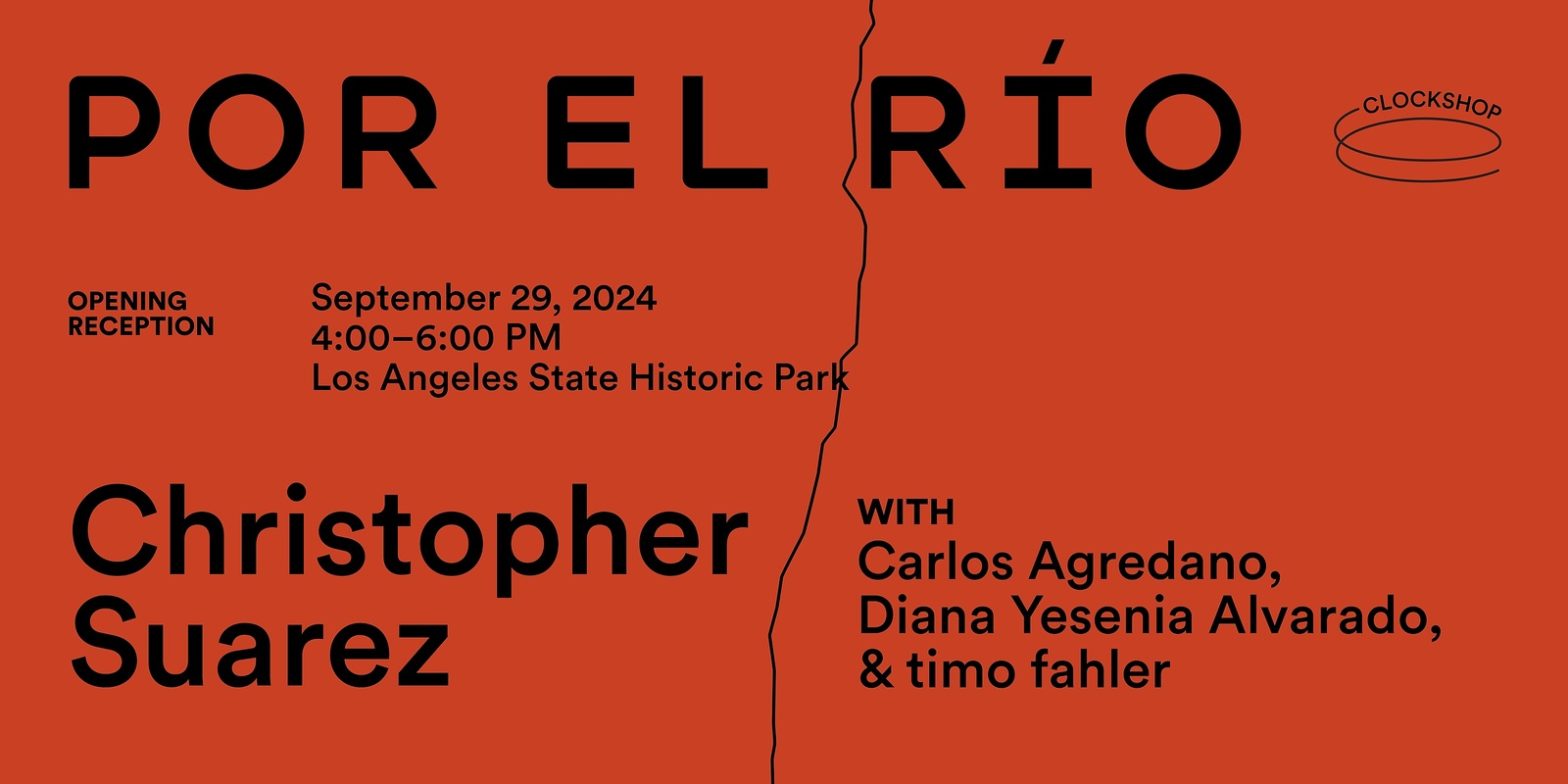 Banner image for Opening Reception; Por El Río