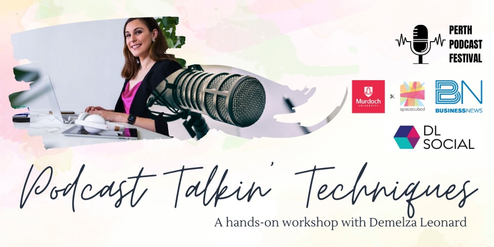 Banner image for Perth Podcast Festival presents: Podcast Talkin’ Techniques