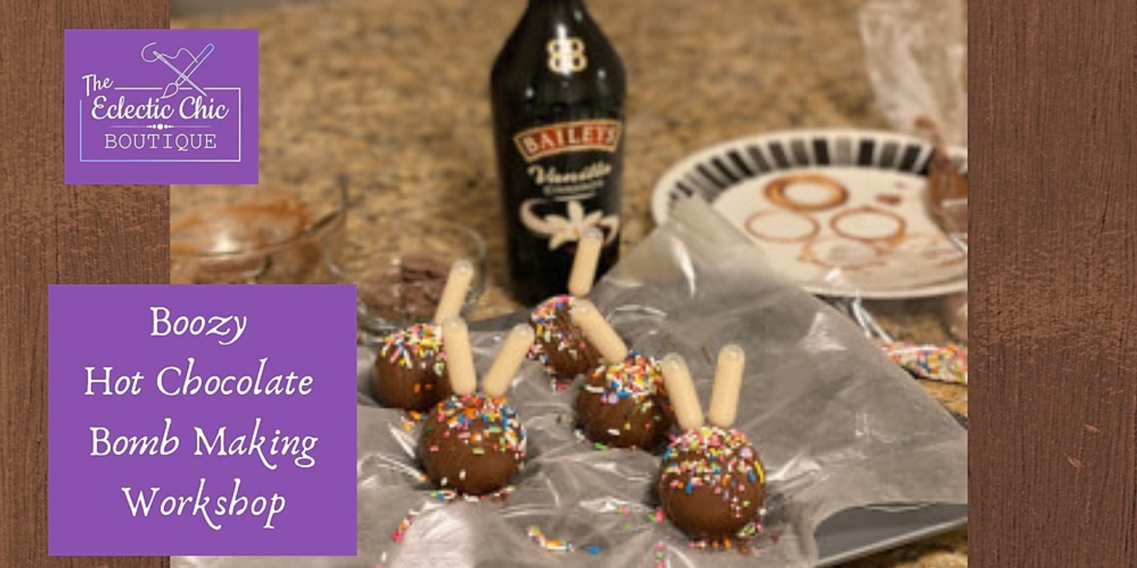 Boozy Hot Chocolate Bombs