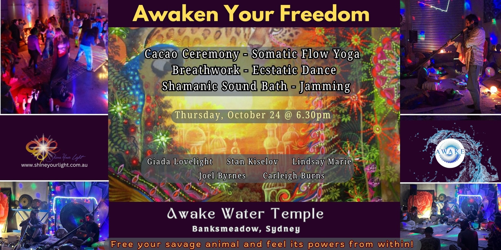 Banner image for Awaken Your Freedom ~ Wild & Free (Sydney)