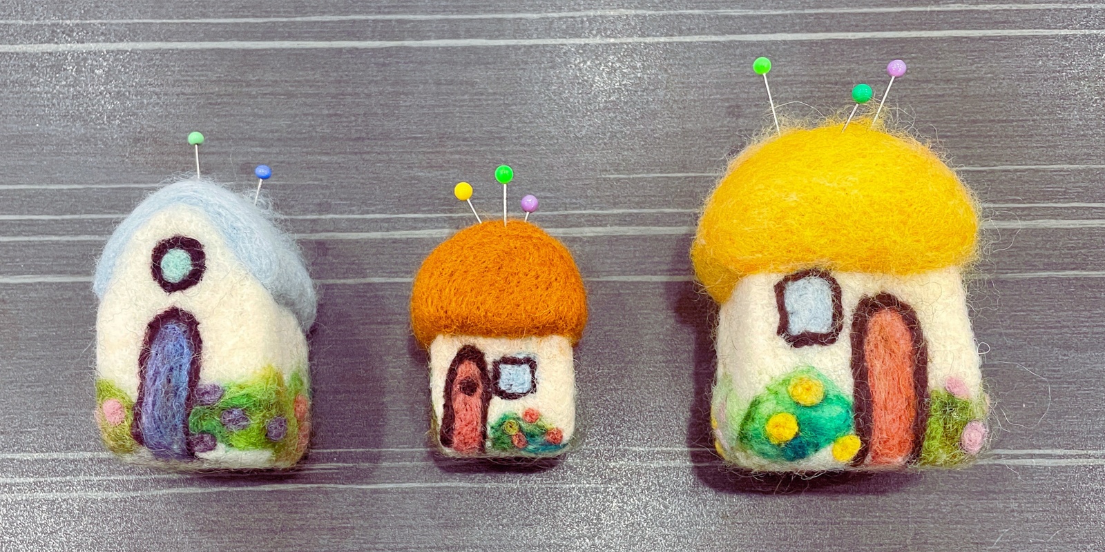 Banner image for Needle Felting: Cottage Pin Cushions with Heather
