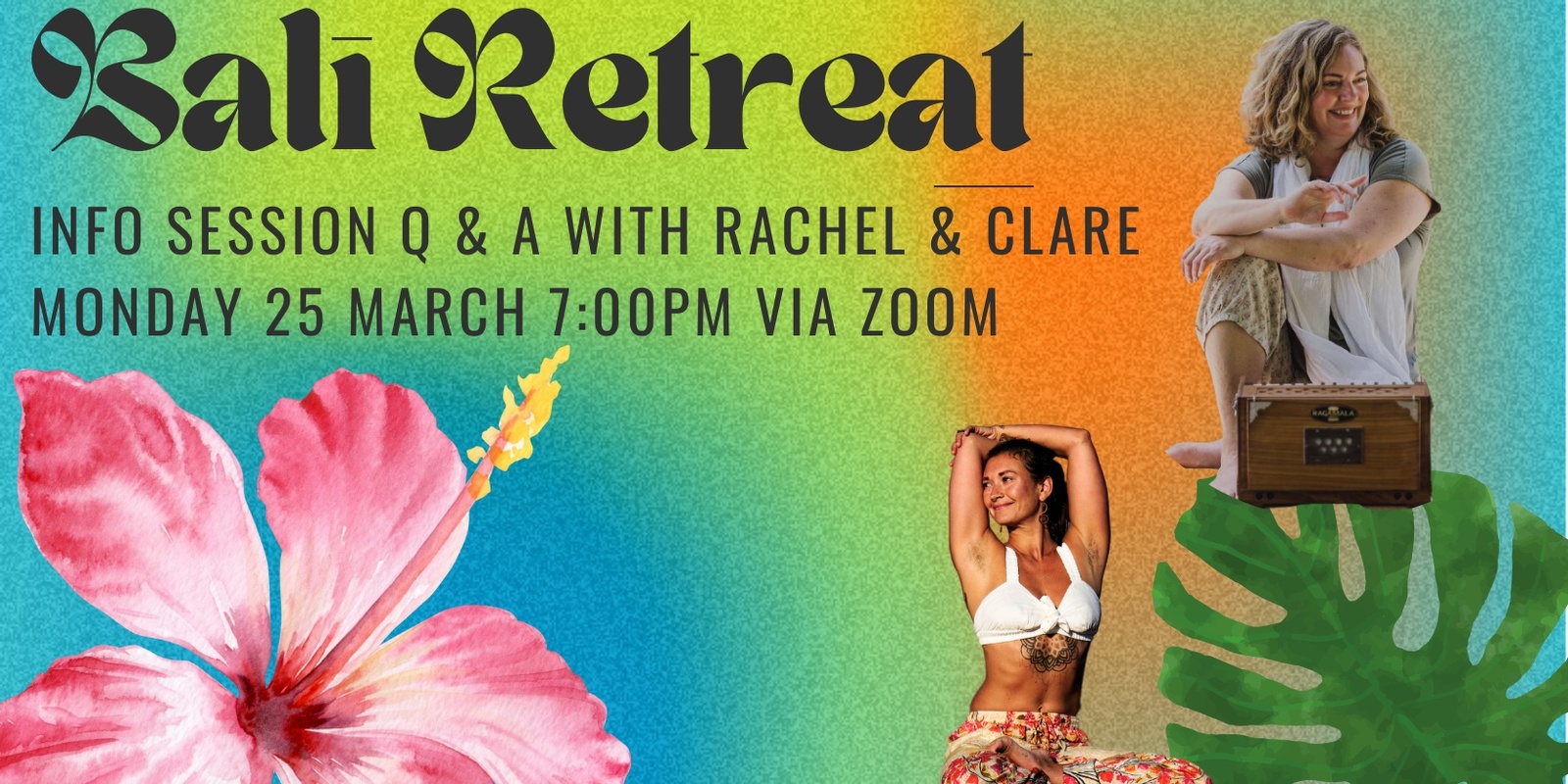 Banner image for Free Info Session - Bali Retreat with Clare & Rach