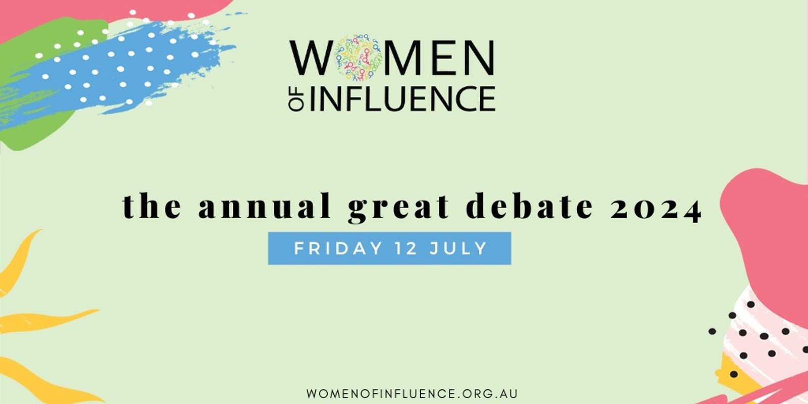 Banner image for The Annual Great Debate 2024 - Women of Influence