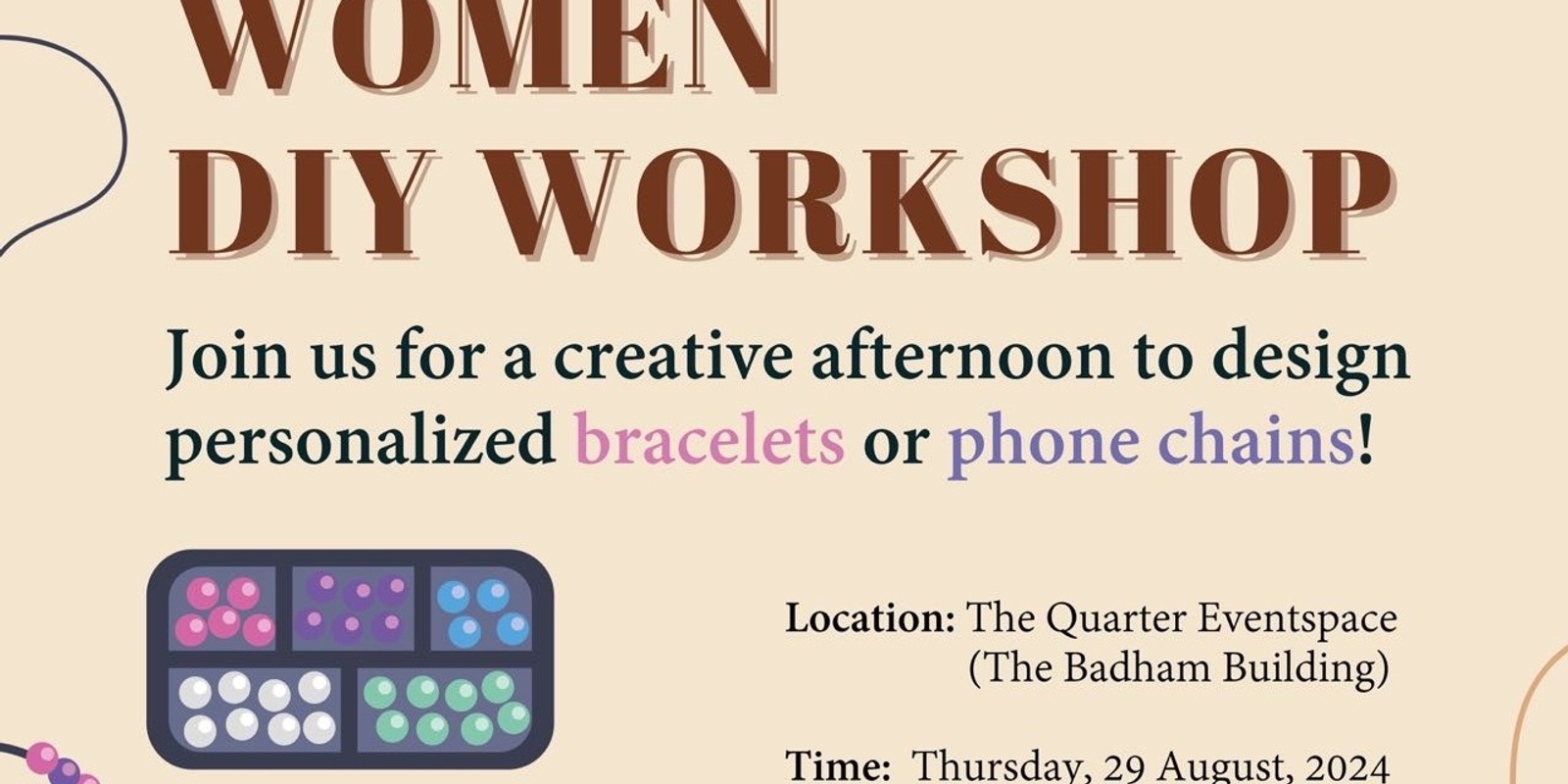 Banner image for SUPRA Women 🙋‍♀️ DIY Workshop