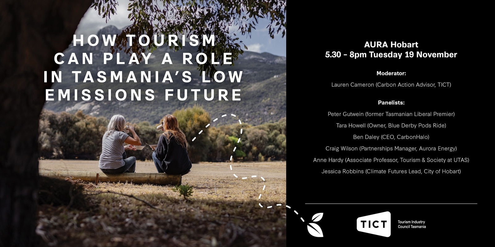 Banner image for How tourism can play a role in Tasmania's low emissions future