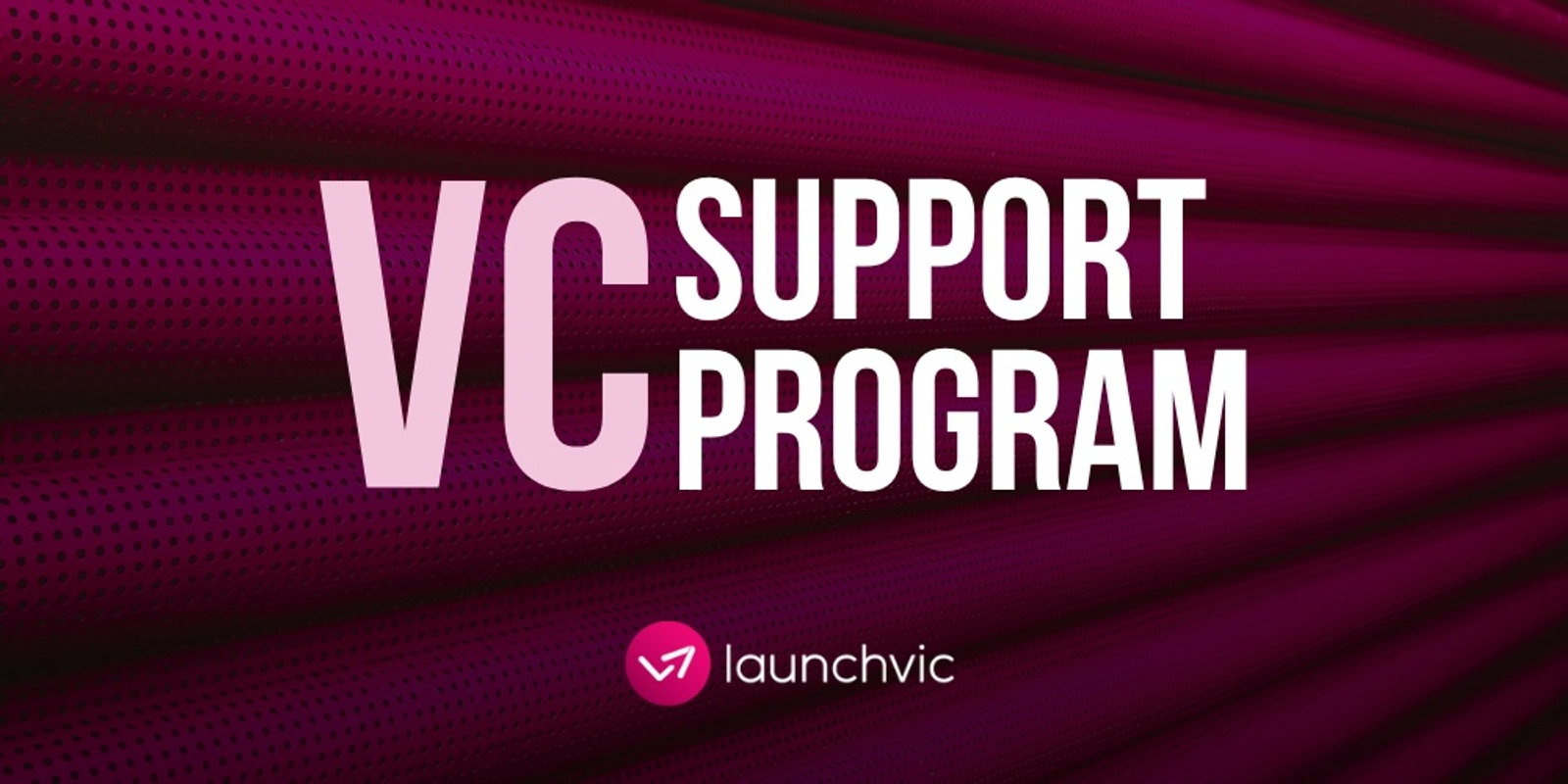 Banner image for VC Support Program Information Session