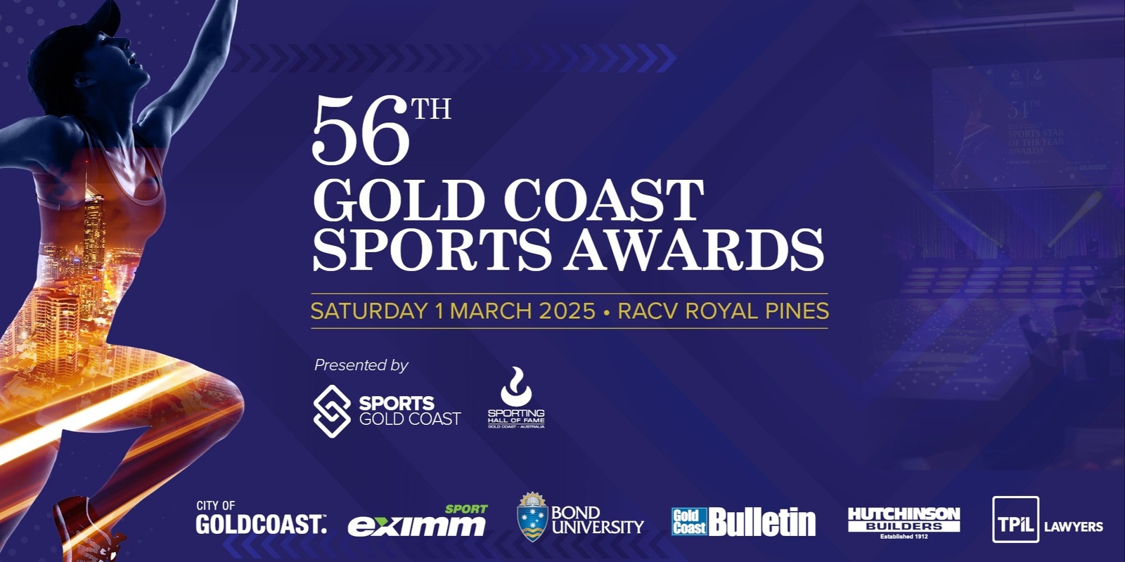 Banner image for 56th Gold Coast Sports Awards 