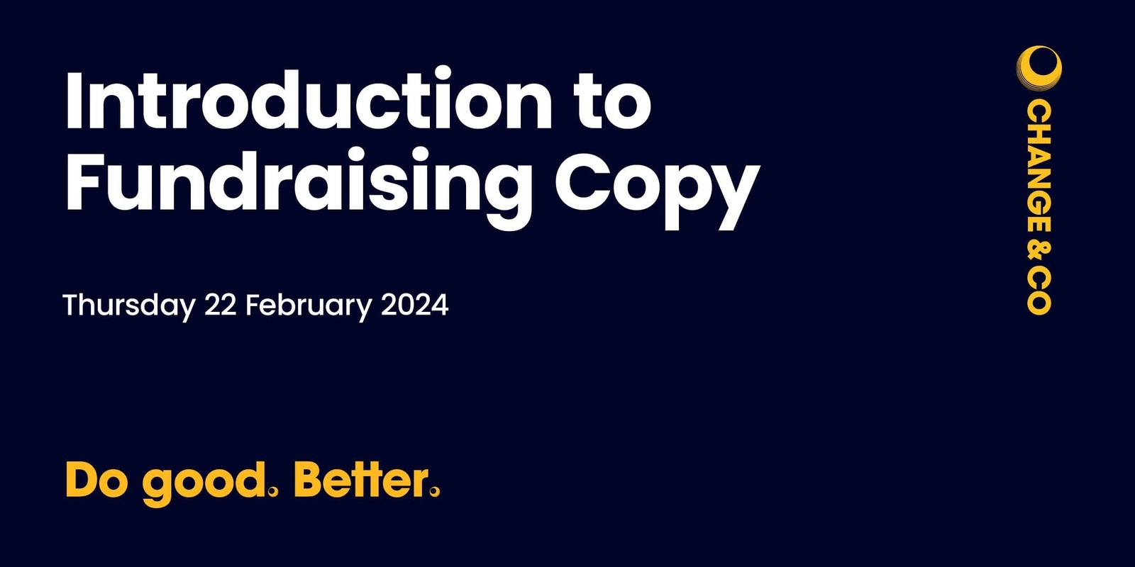 Banner image for Introduction to Fundraising Copy