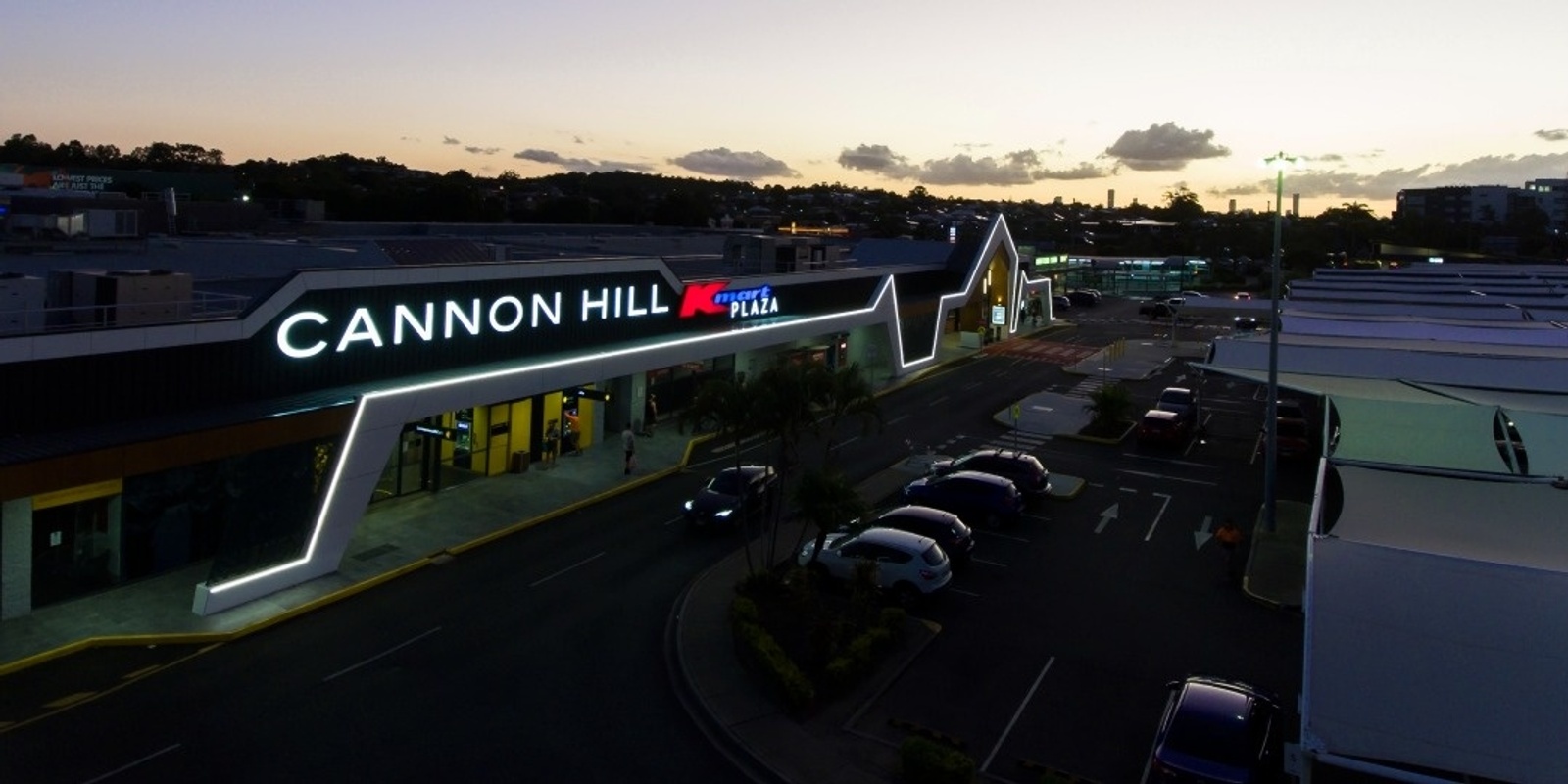 Cannon Hill Kmart Plaza's banner