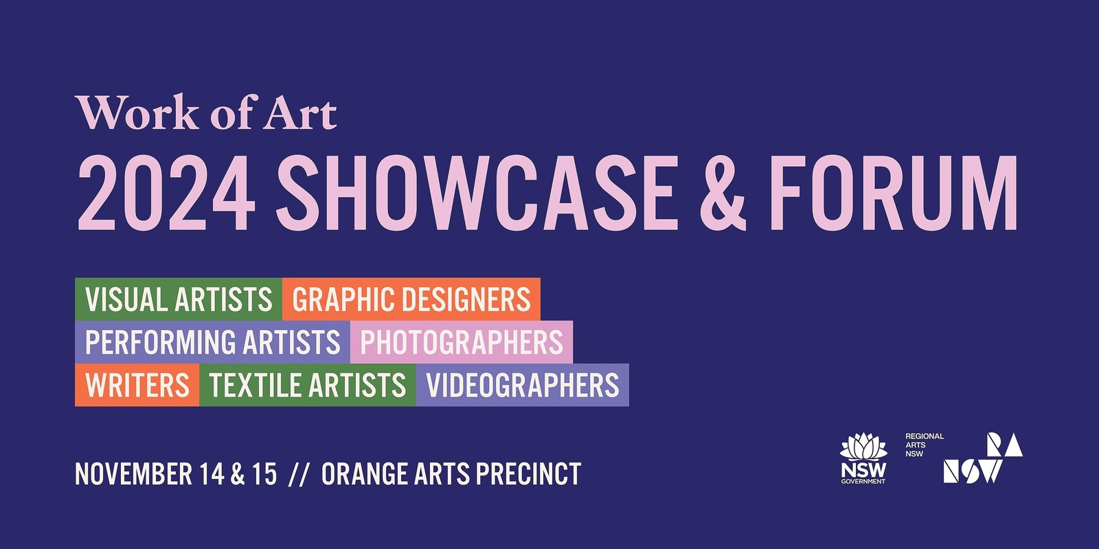 Banner image for Work of Art Showcase and Forum