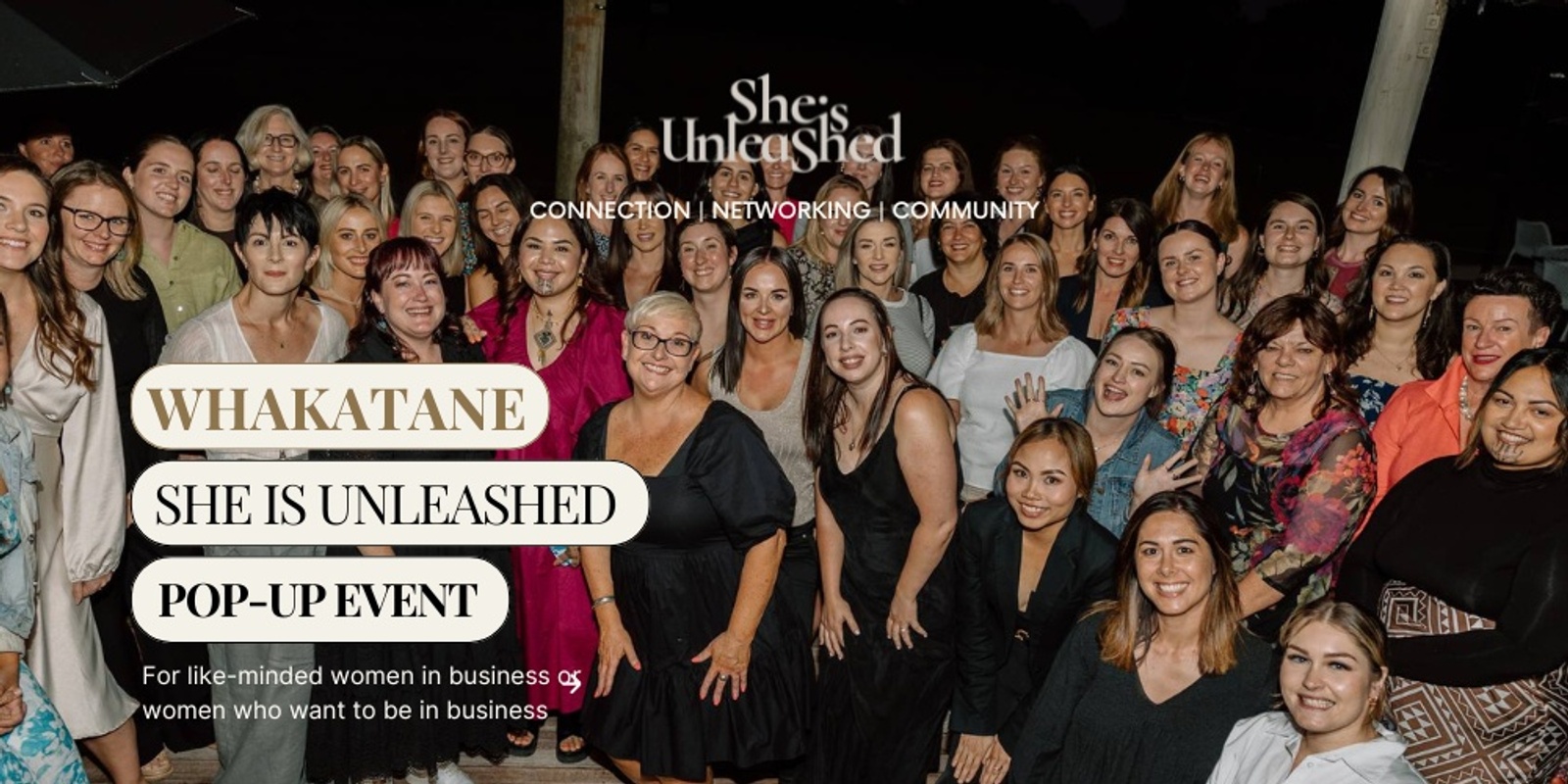 Banner image for Whakatane Women In Business Pop Up Event - She Is Unleashed