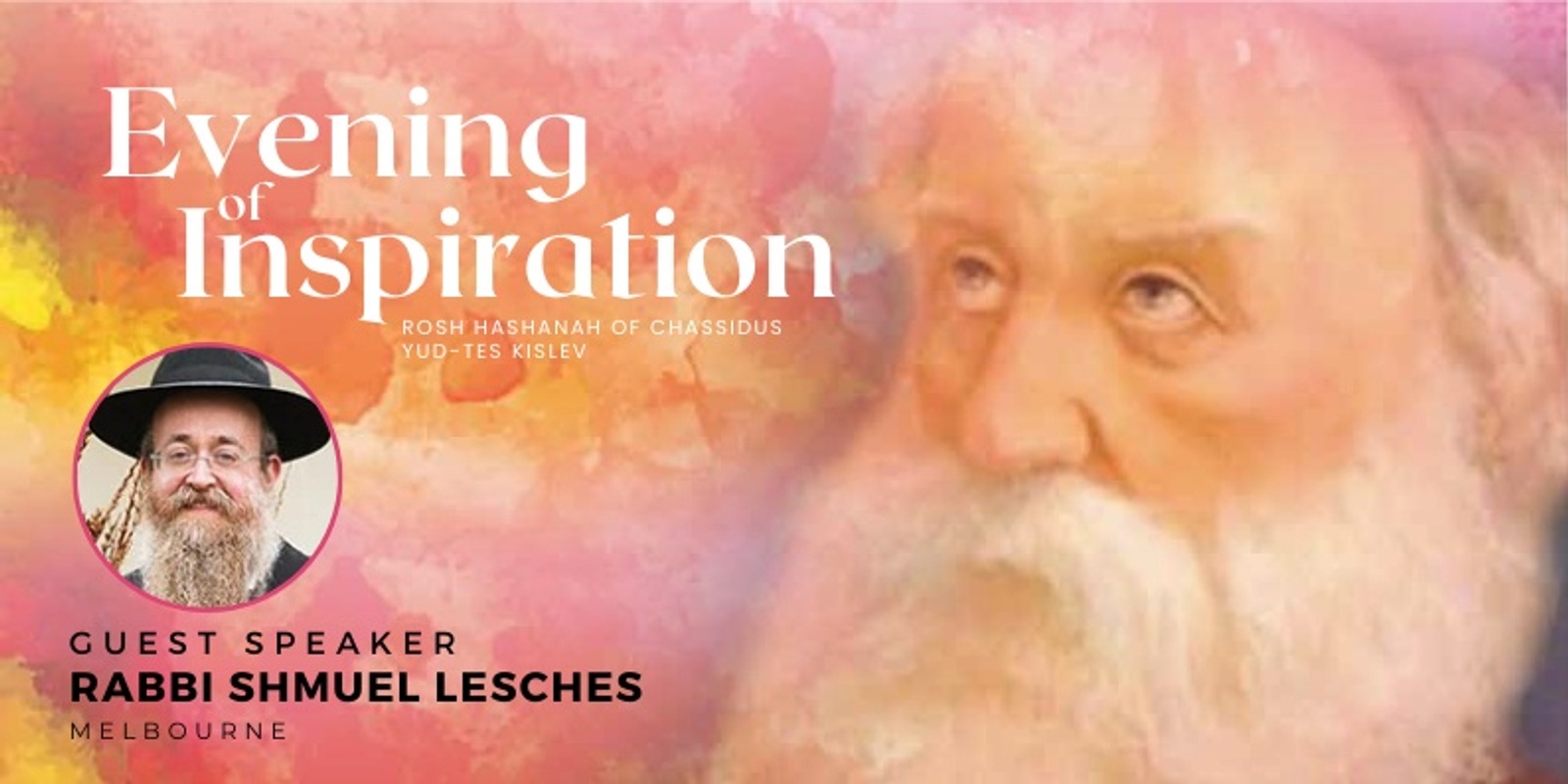 Banner image for Evening of Inspiration with Rabbi Shmuel Lesches