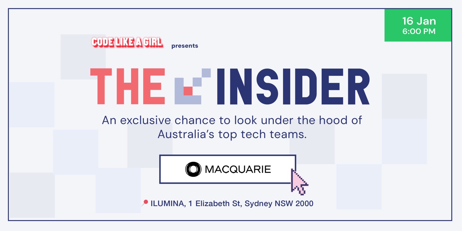 Banner image for CLG presents: The Insider with Macquarie