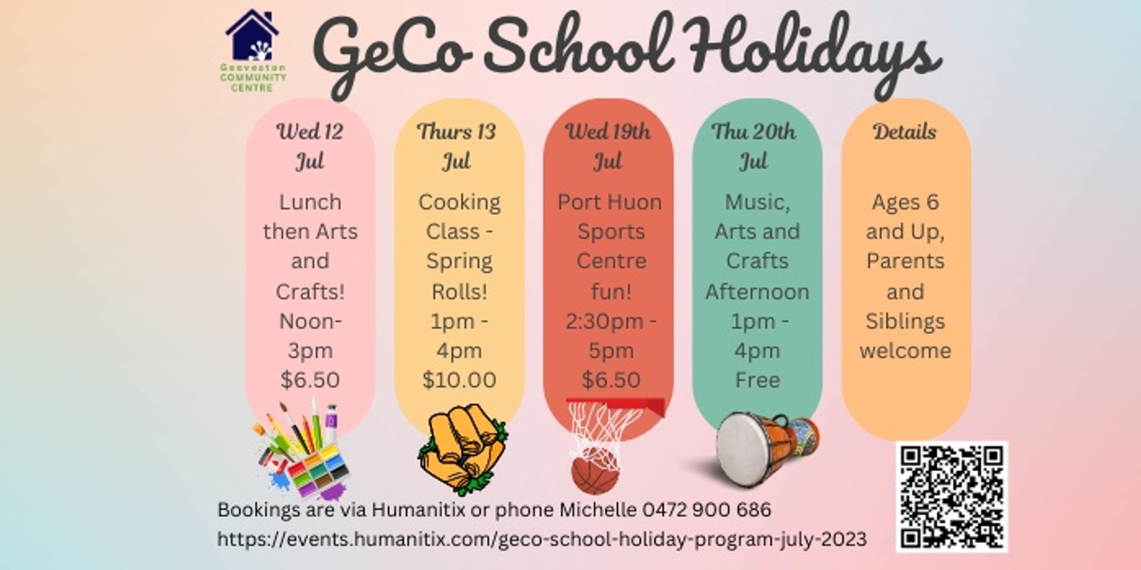 Banner image for GeCo YOUTH - School Holiday Program - July 2023