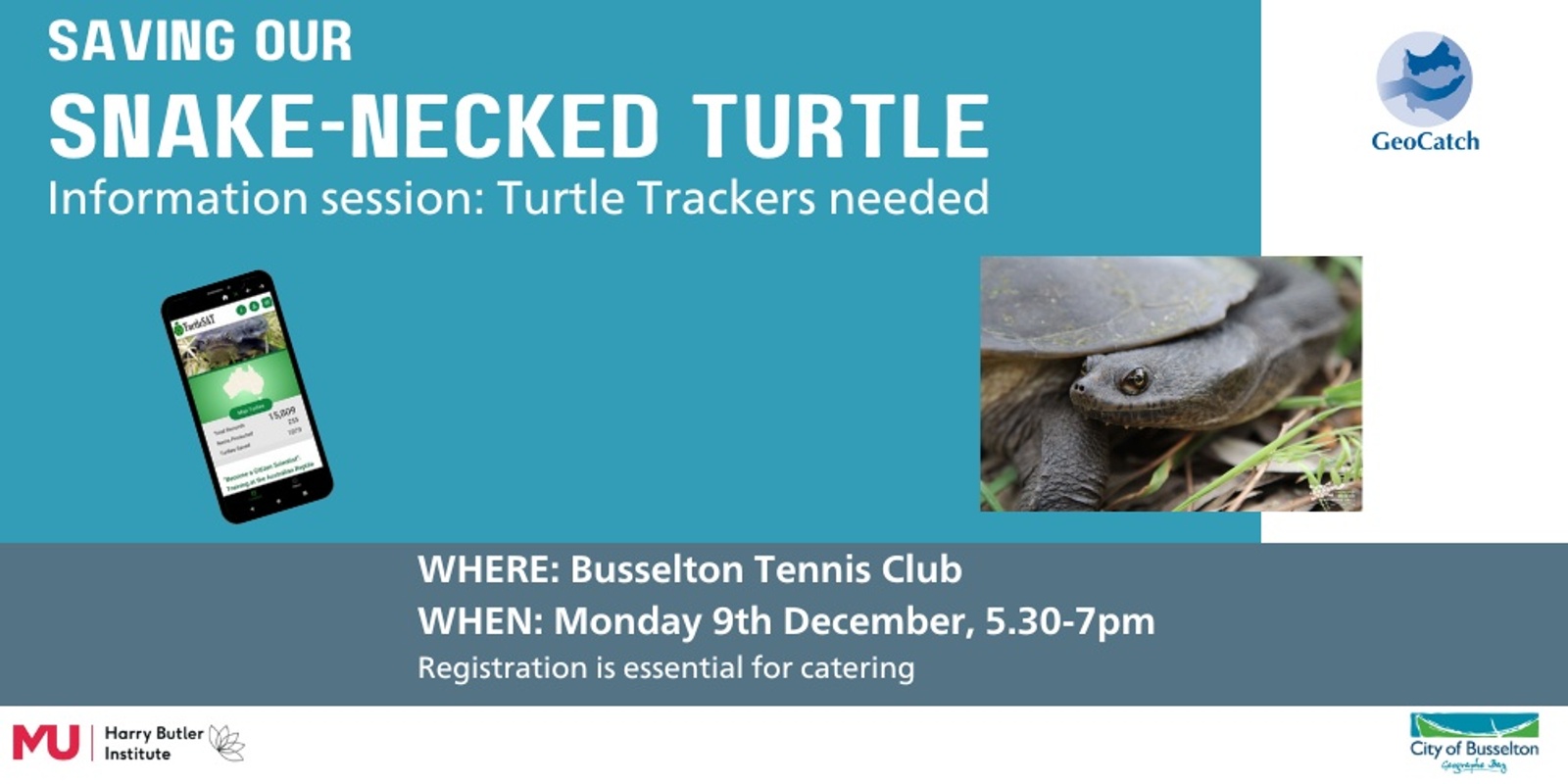 Banner image for Saving Our Snake-Necked Turtle: community information session