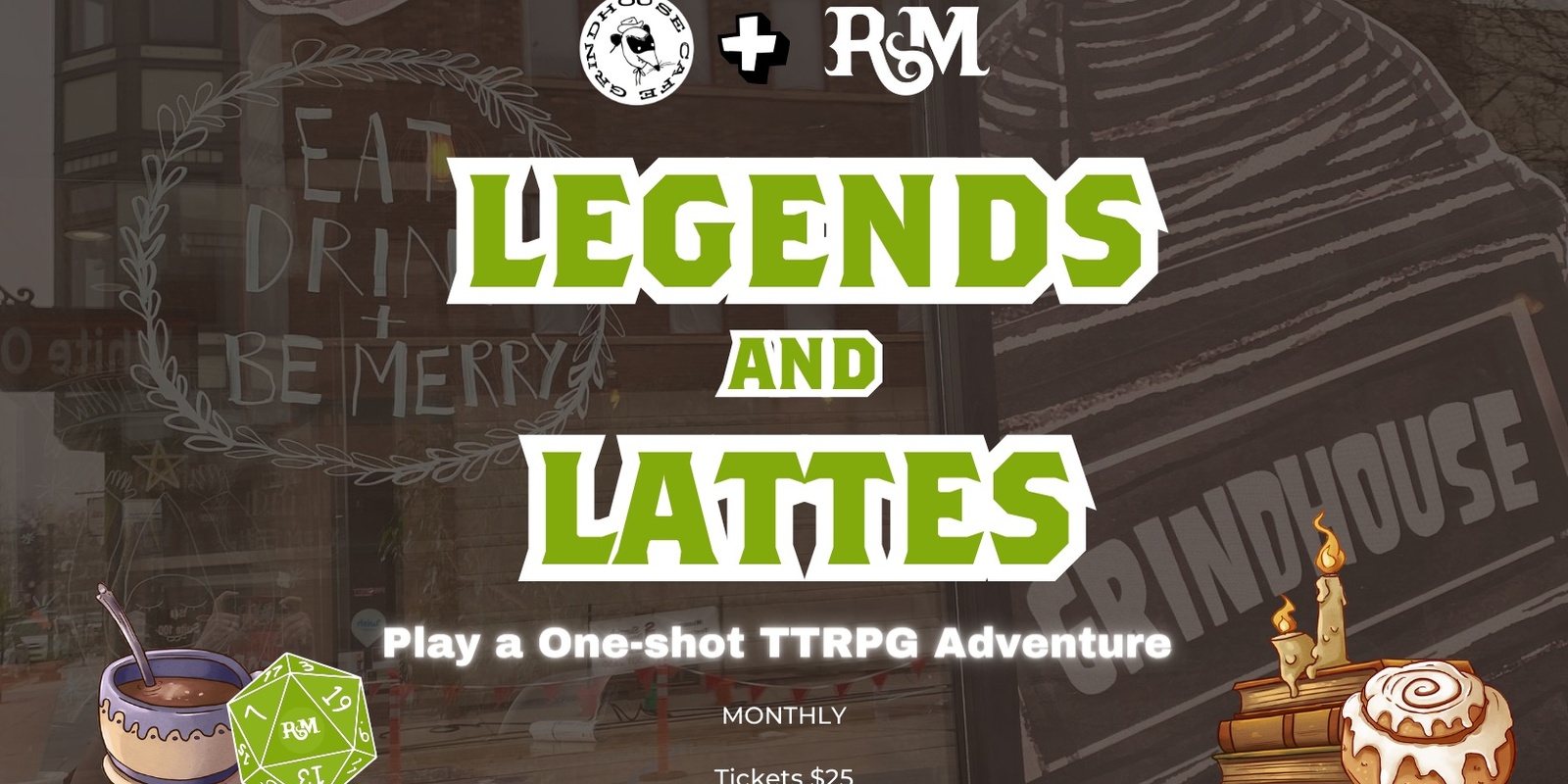 Banner image for Legends & Lattes at Grindhouse Café