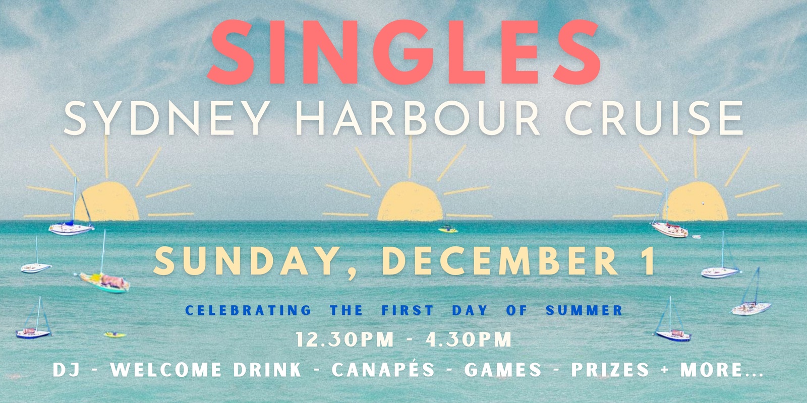 Banner image for SINGLES SYDNEY HARBOUR CRUISE