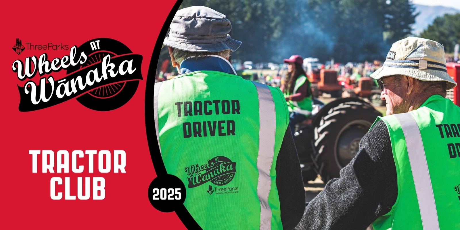 Banner image for Wheels at Wanaka 2025 - Tractor Drivers Club