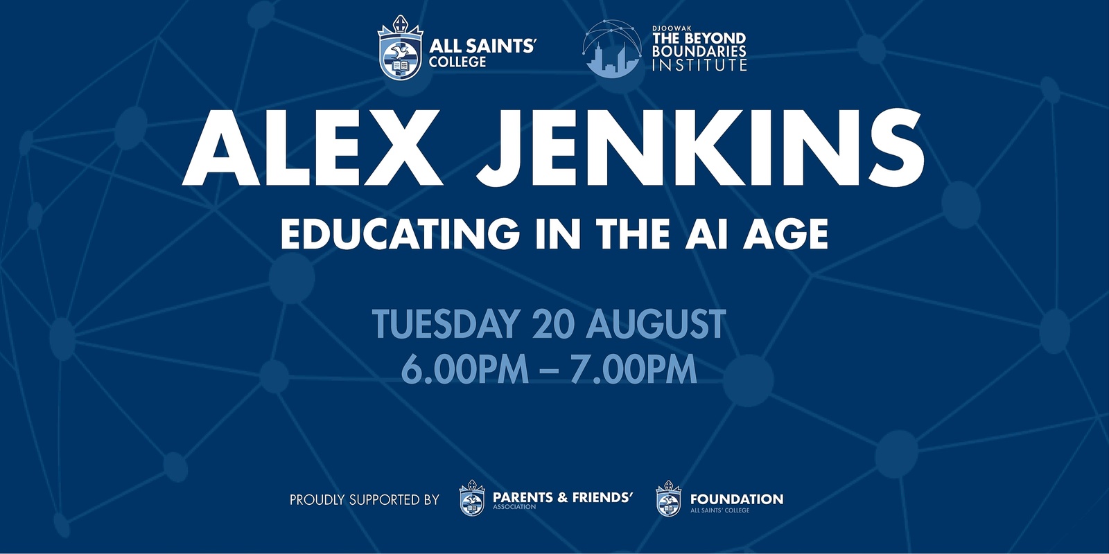 Banner image for Alex Jenkins | Educating in the AI Age