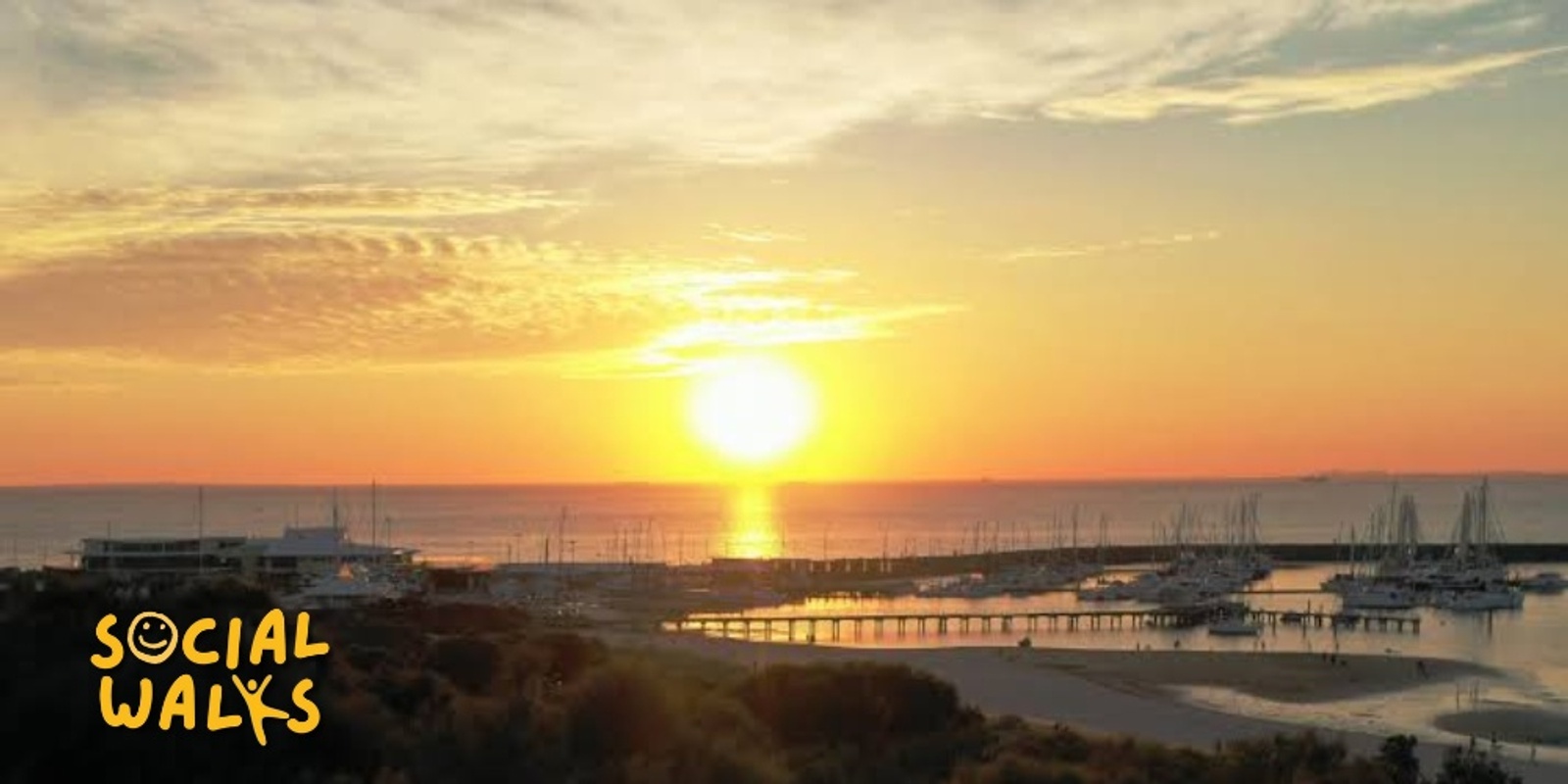 Banner image for Melbourne Social Walks - EPIC Sunset Hampton to the Brighton Beach Boxes - Easy 6km