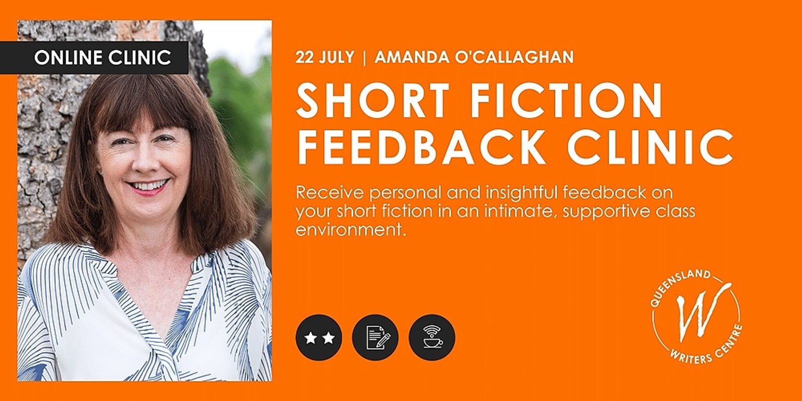 Banner image for Short Fiction Feedback Clinic with Amanda O'Callaghan