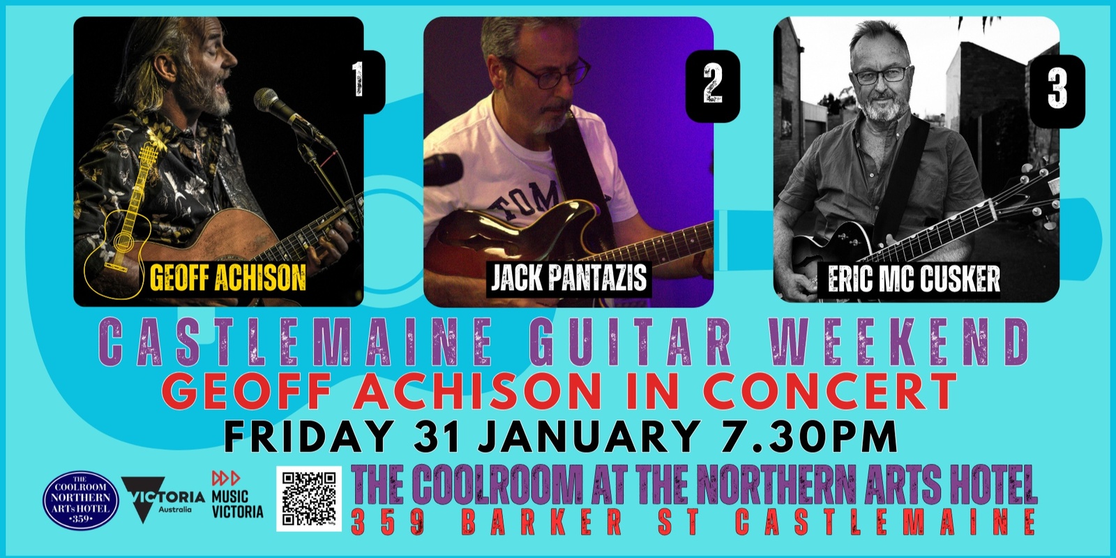 Banner image for Geoff Achison in Concert - Guitar Weekend