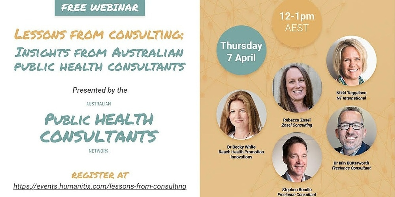 Banner image for Lessons from consulting: Insights from Australian public health consultants