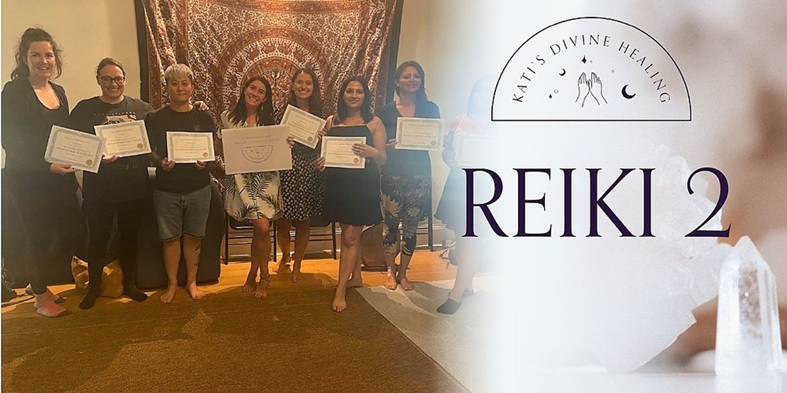 Banner image for Become a Certified Reiki Level 2 Practitioner - 8th June