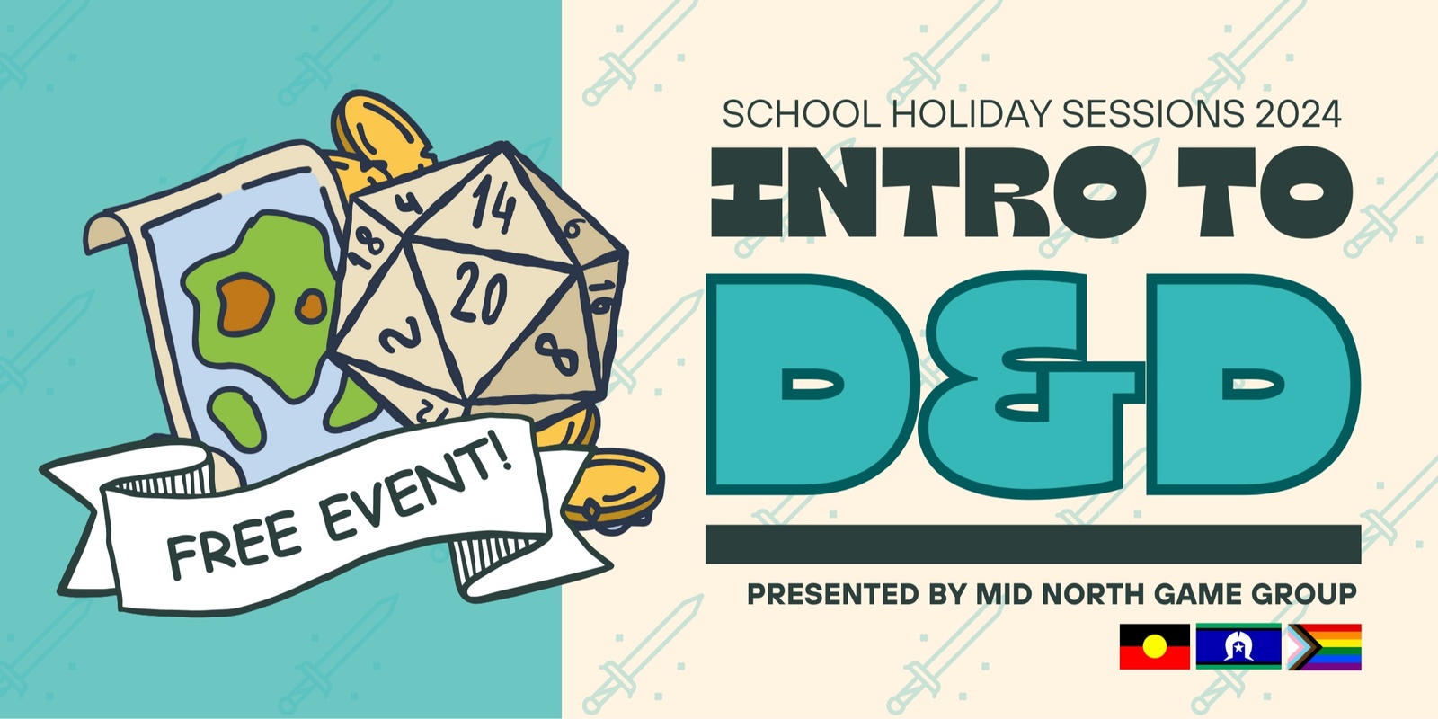 Banner image for Intro to Dungeons & Dragons (10-14yo)