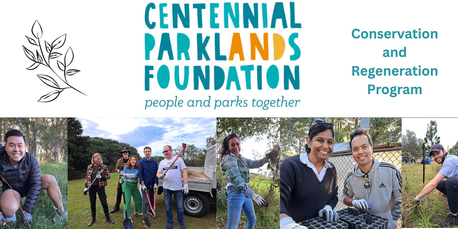 Banner image for Centennial Parklands Foundation Corporate Volunteering Conservation and Regeneration Program 