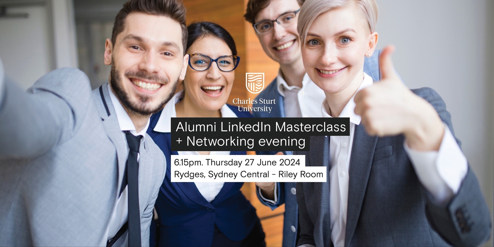 Banner image for LinkedIn Masterclass + Networking