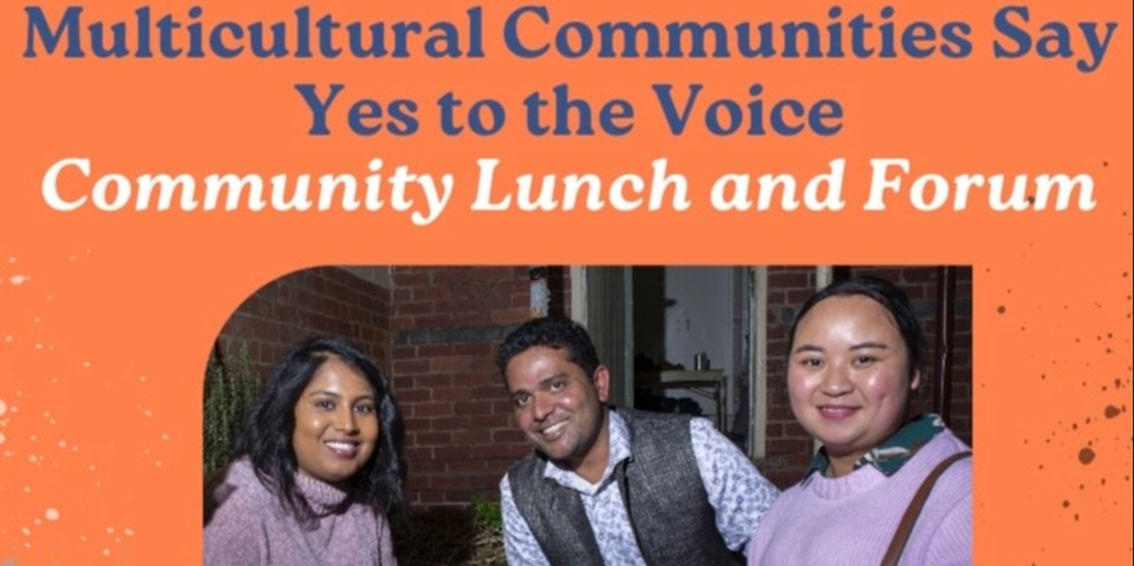 Banner image for Multicultural Bendigo for the Voice 