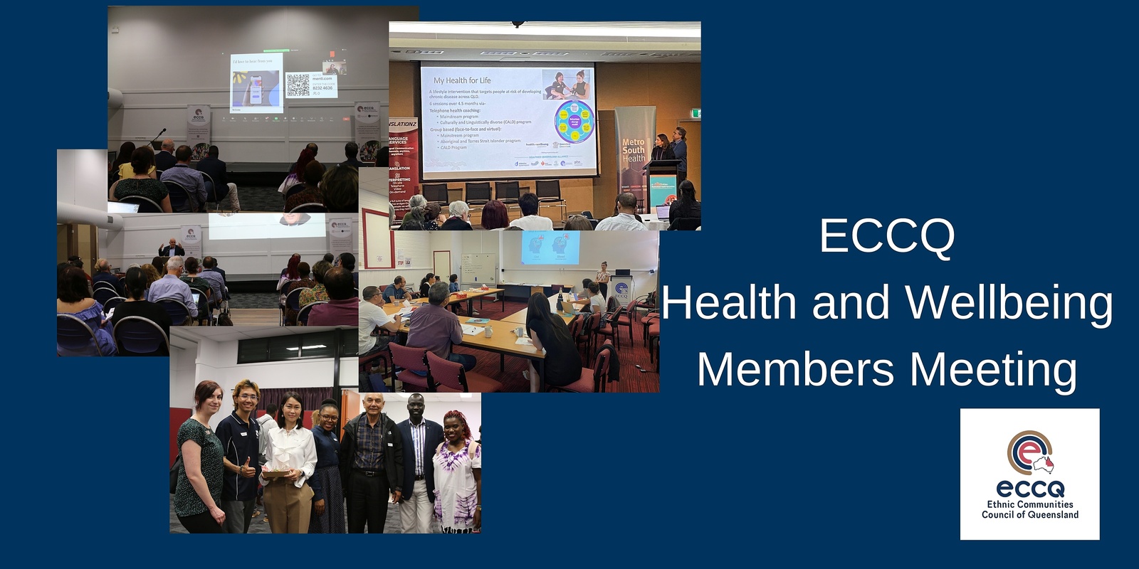 Banner image for ECCQ Members Meeting - Health and Wellbeing