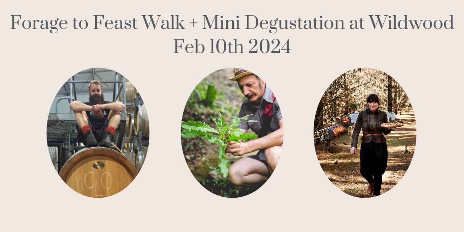 Banner image for Forage to Feast Walk + Mini Degustation at Wildwood