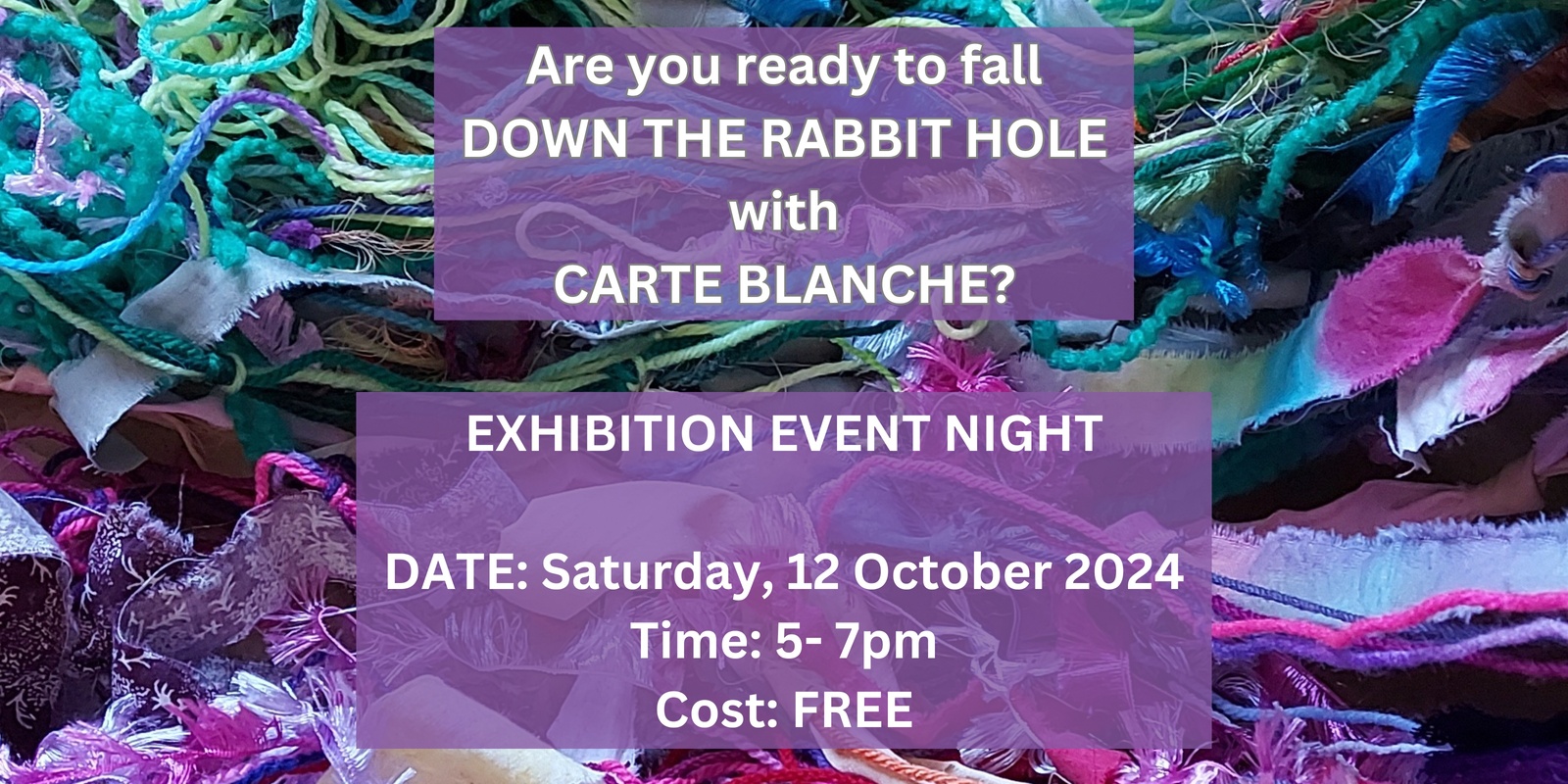 Banner image for Down the Rabbit Hole Event Night