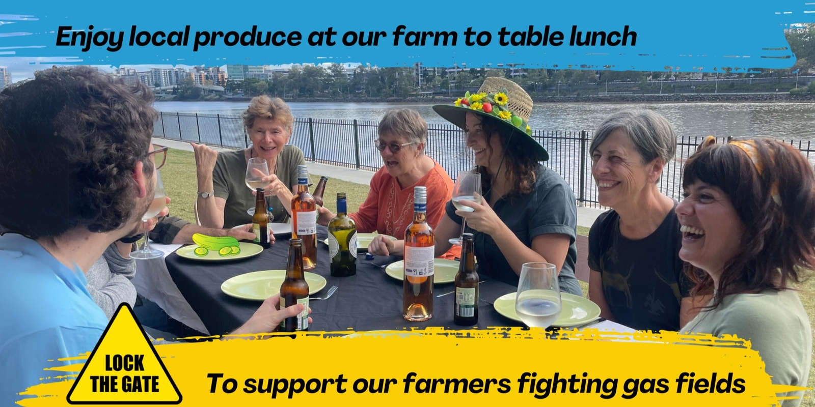 Banner image for Farm to Table Lunch - Support Our Farmers Fighting Gas!