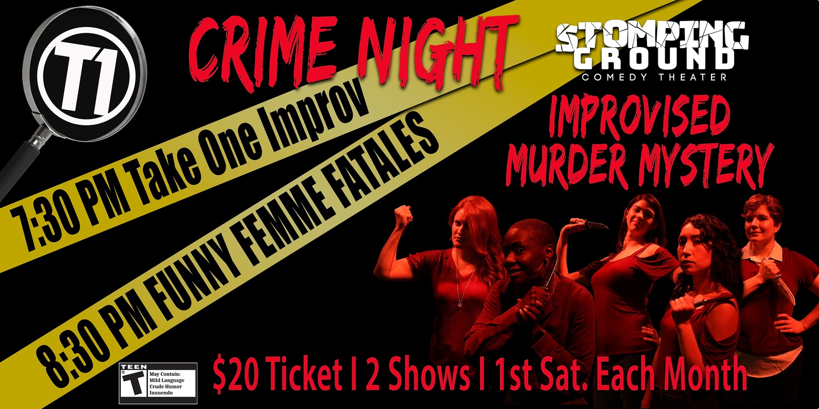 Banner image for Stomping Ground Crime Night