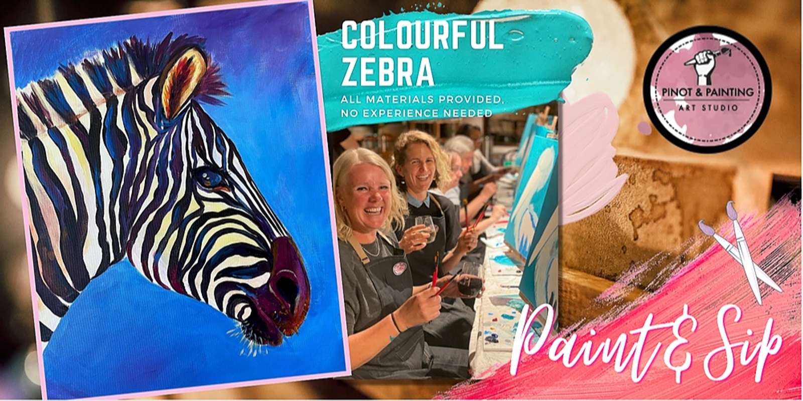 Banner image for Colourful Zebra - Social Art @ Seasonal Brewing