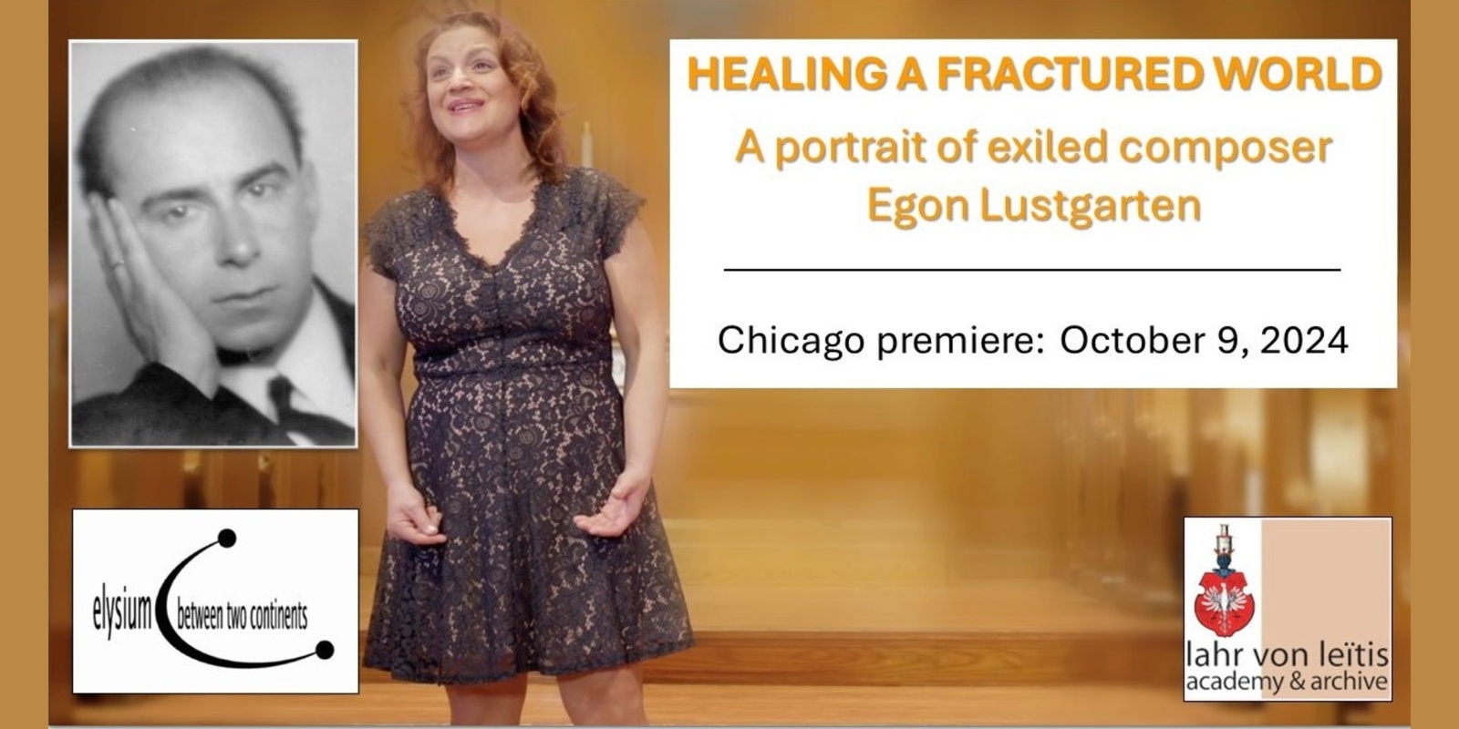 Banner image for Healing A Fractured World: A portrait of exiled composer Egon Lustgarten