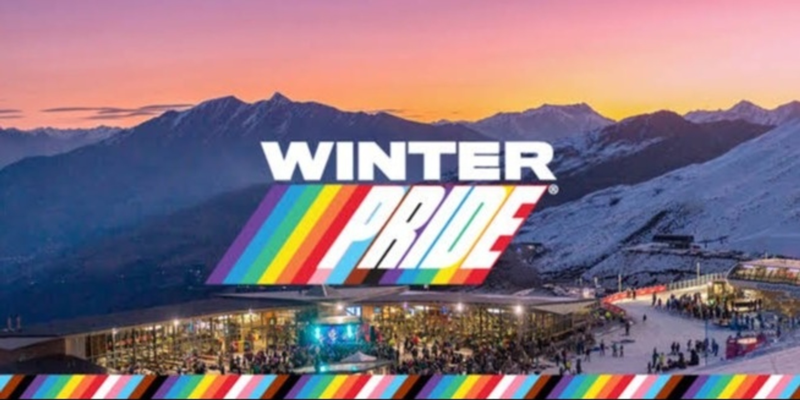 Winter Pride's banner