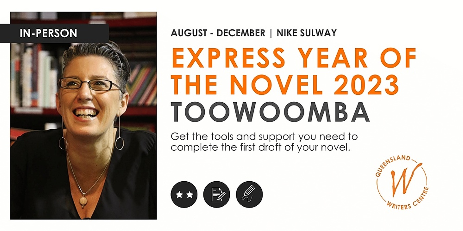 Banner image for Express Year Of The Novel 2023 with Nike Sulway (Toowoomba)