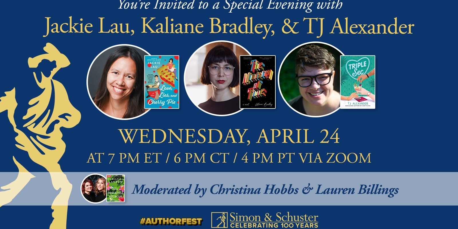 Banner image for Simon and Schuster Author Fest Spring 2024