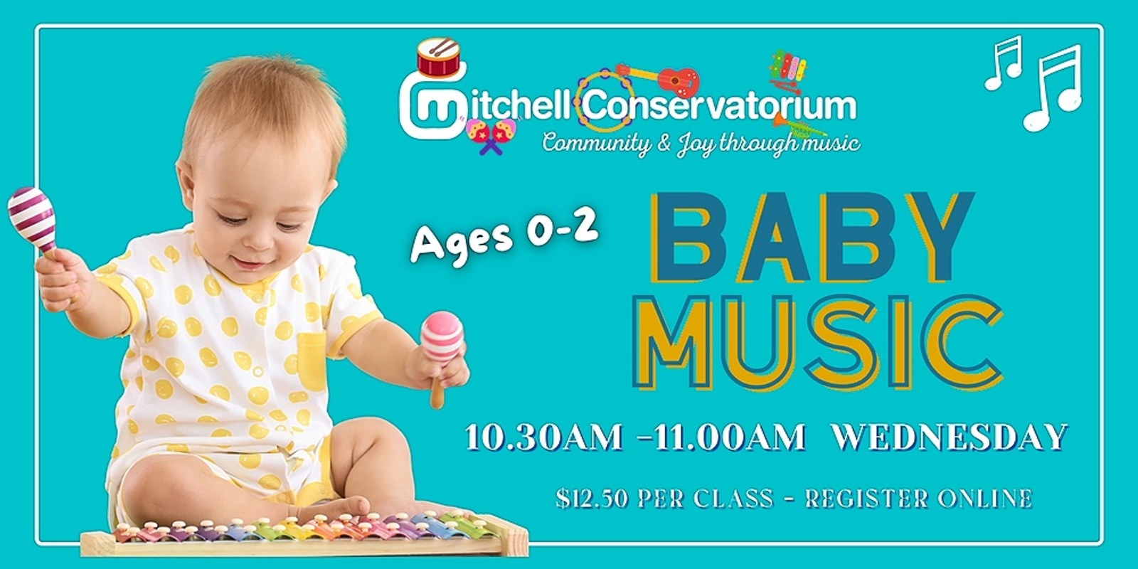 Banner image for EARLY CHILDHOOD MUSIC - Babies Music 0-2 years