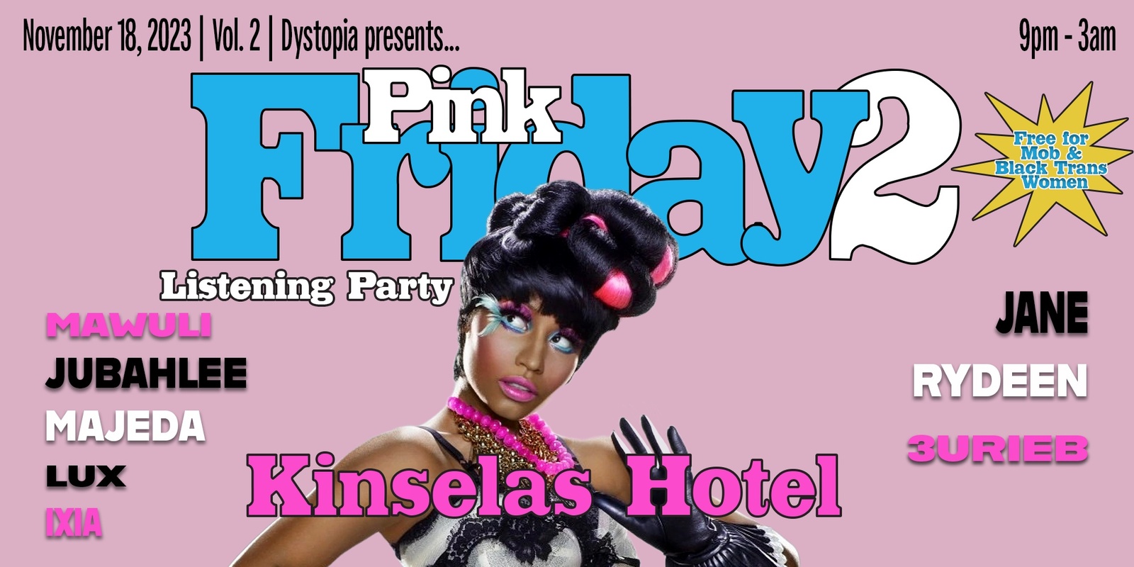 Banner image for Pink Friday 2 Listening Party