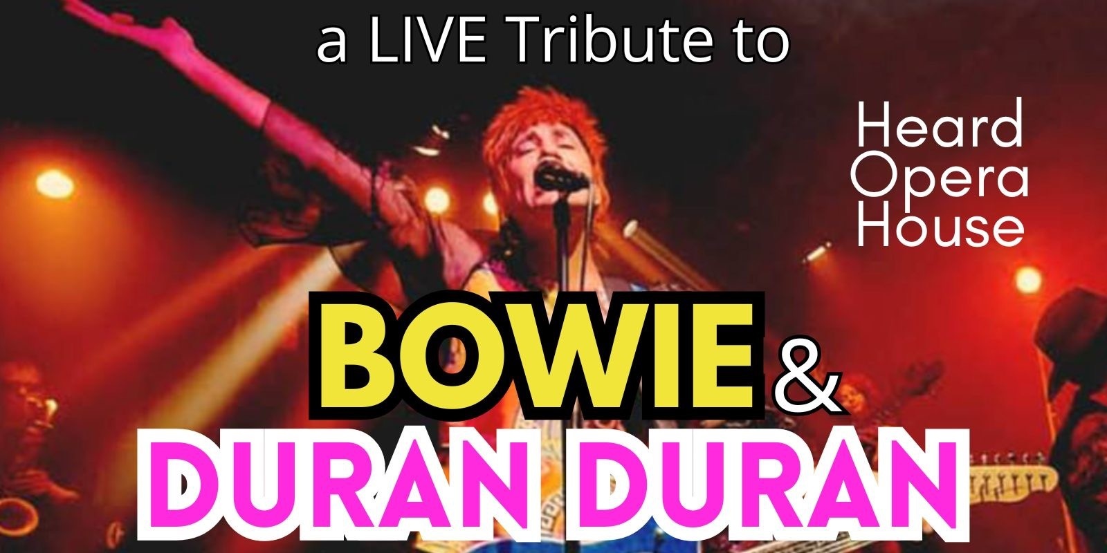 Banner image for David Bowie & Duran Duran: a LIVE Tribute 