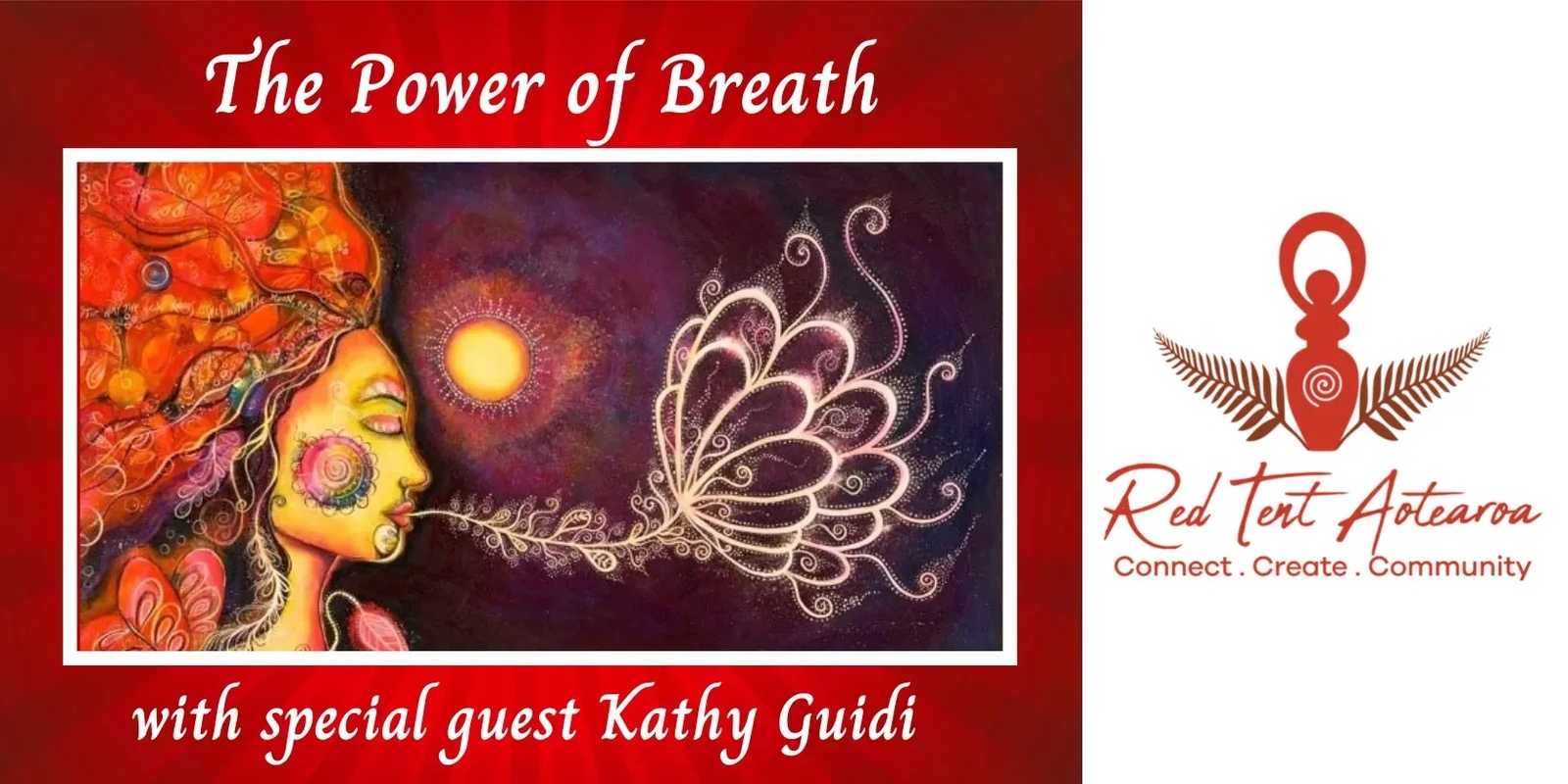 Banner image for The Power of Breath- Red Tent Aotearoa